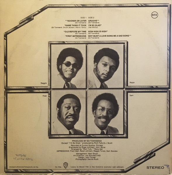 The Impressions : First Impressions (LP, Album)
