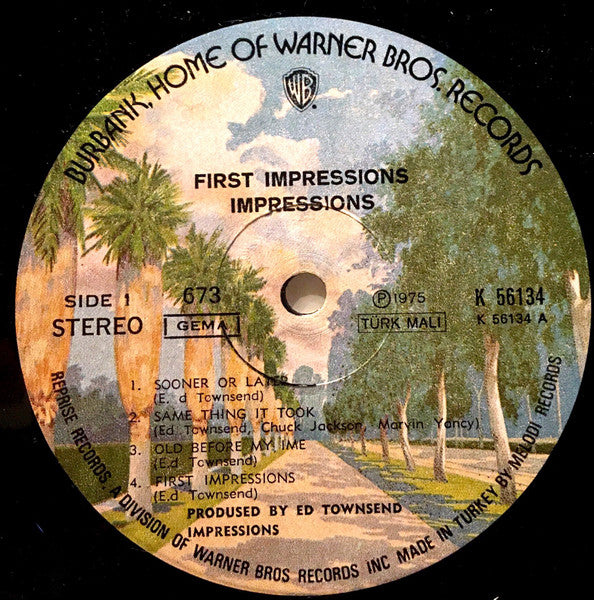 The Impressions : First Impressions (LP, Album)