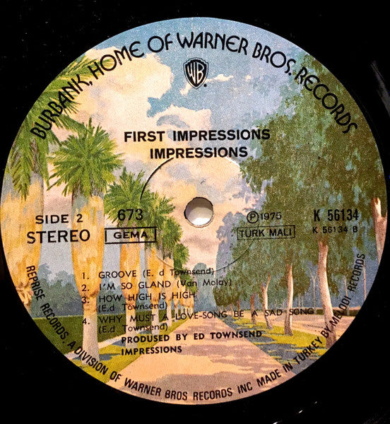 The Impressions : First Impressions (LP, Album)