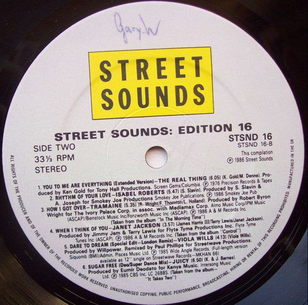 Various : Street Sounds Edition 16 (LP, Comp)