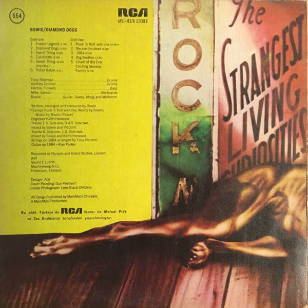 David Bowie : Diamond Dogs (LP, Album)