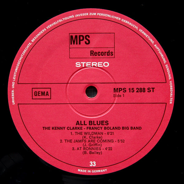Clarke-Boland Big Band : All Blues (LP, Album)