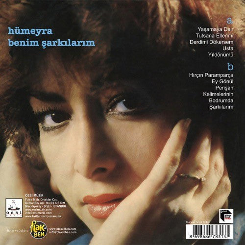 Hümeyra : Benim Ṣarkılarım (LP, Album, RE, RM)