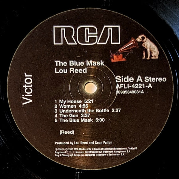 Lou Reed : The Blue Mask (LP, Album, RE, RM)