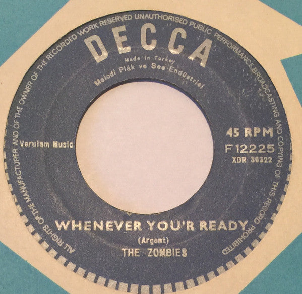 The Zombies : Whenever You're Ready (7", Single)