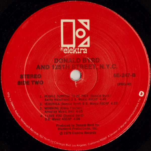 Donald Byrd And 125th Street, N.Y.C.* : Donald Byrd And 125th Street, N.Y.C. (LP, Album)