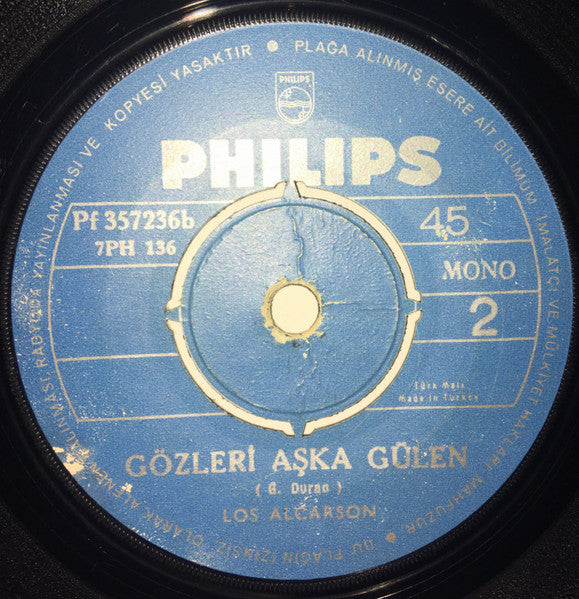 Les Alcarson : Gardiyan / Gözleri Aşka Gülen (7", Single, Mono)