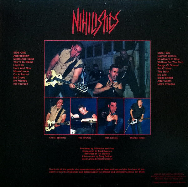 Nihilistics : Nihilistics (LP, Album, RE)