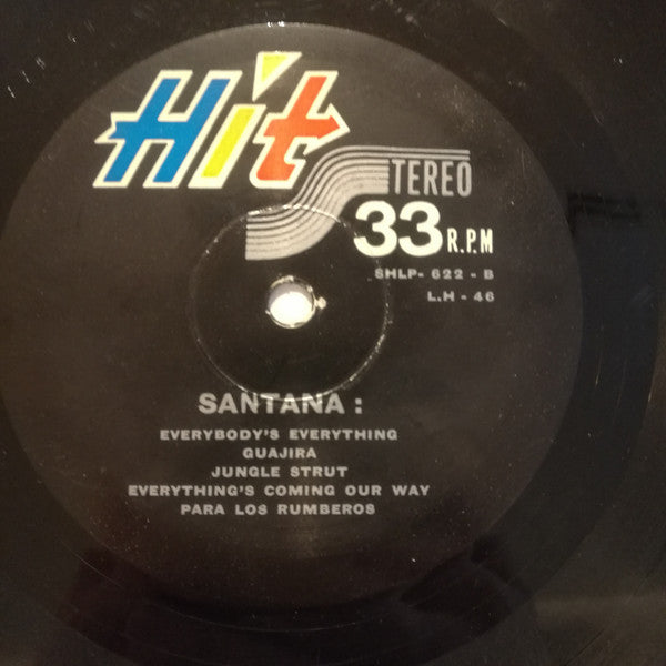 Santana : Santana (LP, Album, Unofficial)