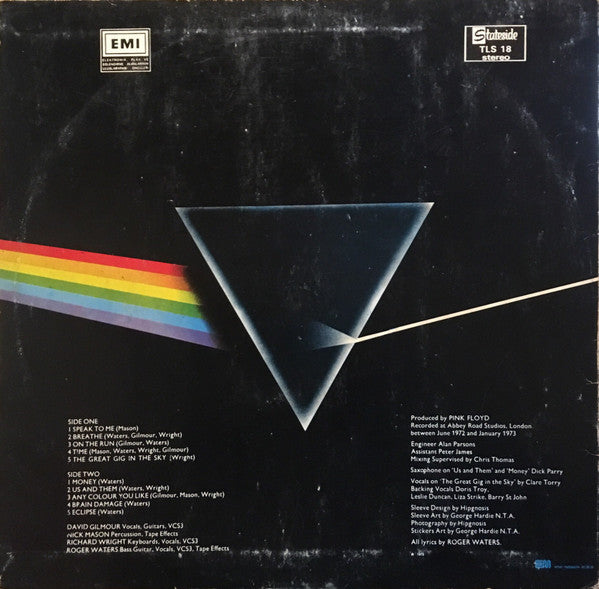 Pink Floyd : The Dark Side Of The Moon (LP, Album)