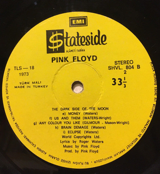 Pink Floyd : The Dark Side Of The Moon (LP, Album)