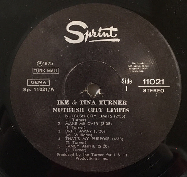 Ike & Tina Turner : Nutbush City Limits (LP, Album)