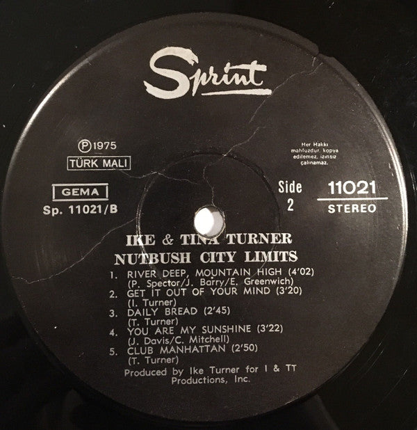Ike & Tina Turner : Nutbush City Limits (LP, Album)