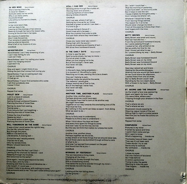 Eclection : Eclection (LP, Album, Ter)