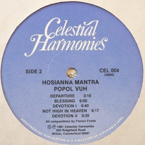 Popol Vuh : Hosianna Mantra (LP, Album, RE, RM)