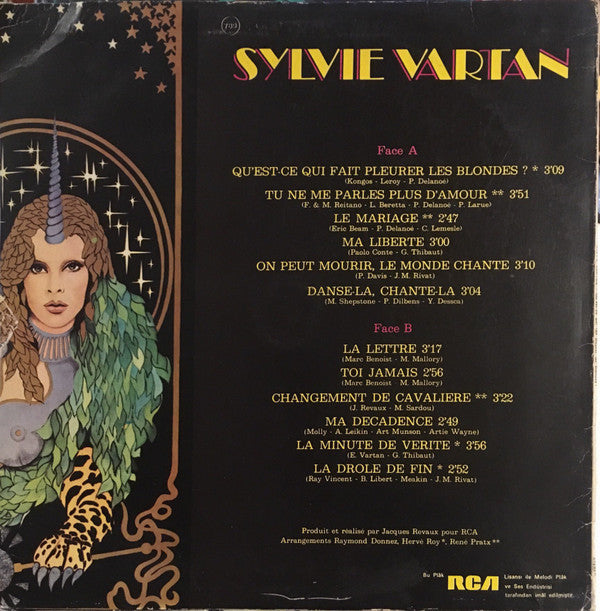 Sylvie Vartan : Qu'est-ce Qui Fait Pleurer Les Blondes? (LP, Album)