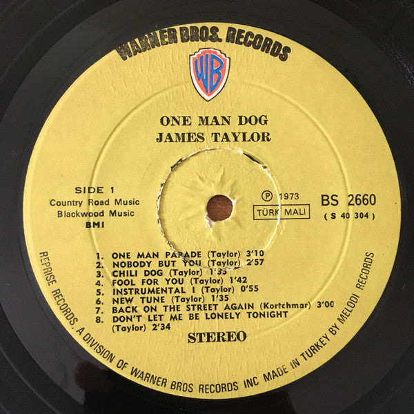 James Taylor (2) : One Man Dog (LP, Album)