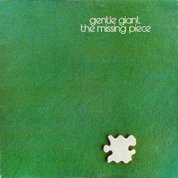 Gentle Giant : The Missing Piece (LP, Album, RP)