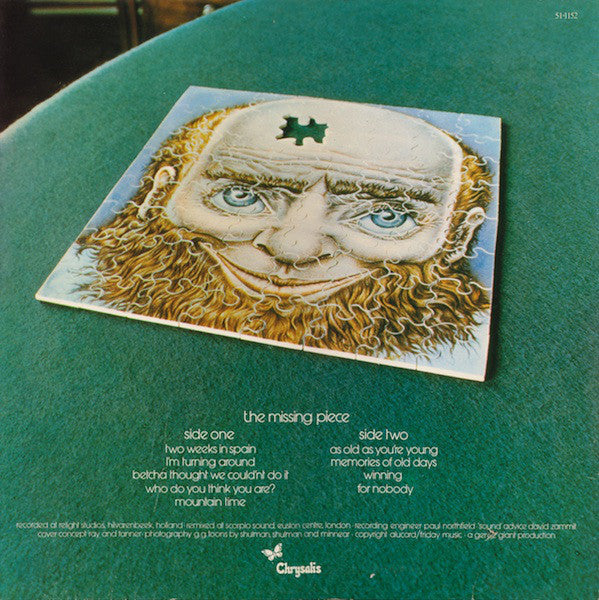 Gentle Giant : The Missing Piece (LP, Album, RP)