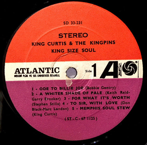 King Curtis & The Kingpins : King Size Soul (LP)