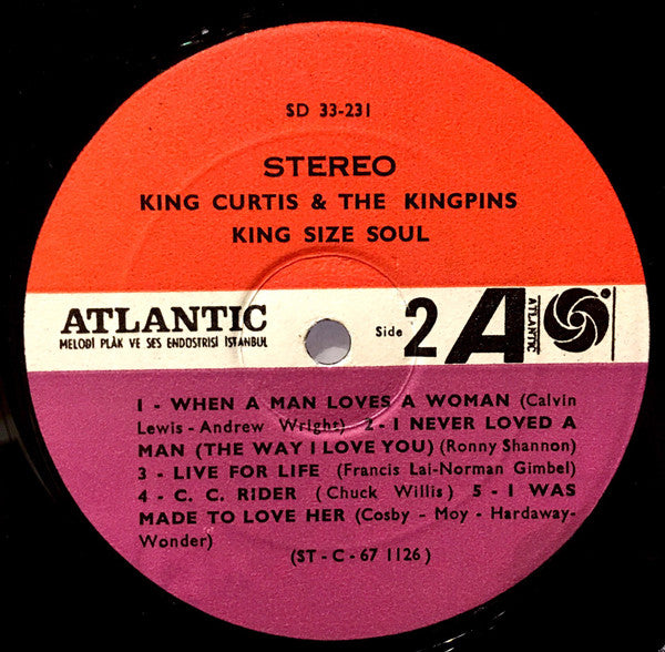 King Curtis & The Kingpins : King Size Soul (LP)