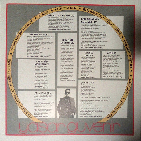Yaşar Güvenir : Sensiz Saadet (LP, Album, Ltd, Num, RE)