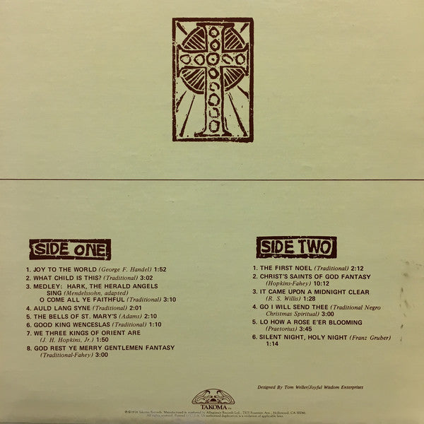 John Fahey : The New Possibility: John Fahey's Guitar Soli Christmas Album (LP, Album, RE)