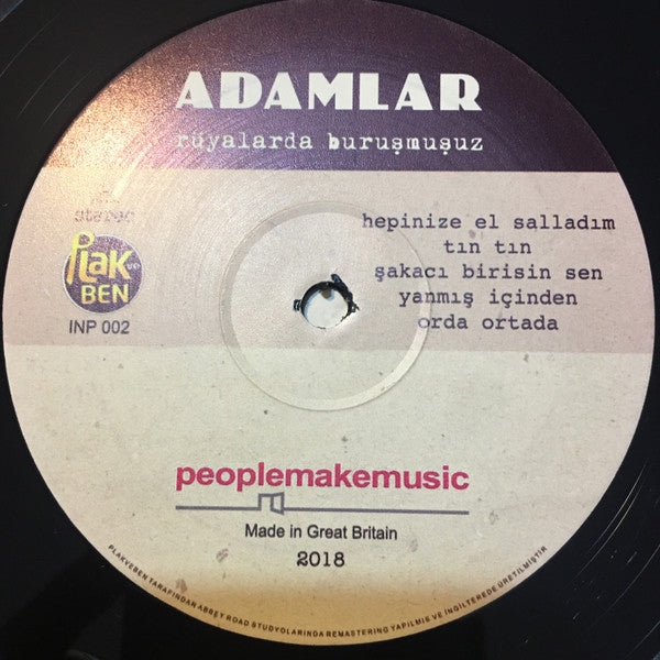 Adamlar : Rüyalarda Buruşmuşuz (LP, Album, Gat)