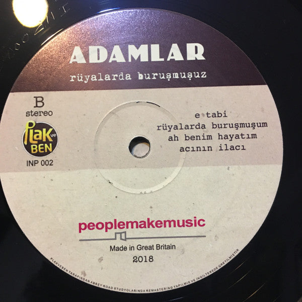 Adamlar : Rüyalarda Buruşmuşuz (LP, Album, Gat)