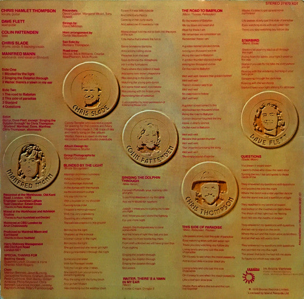 Manfred Mann's Earth Band : The Roaring Silence (LP, Album)