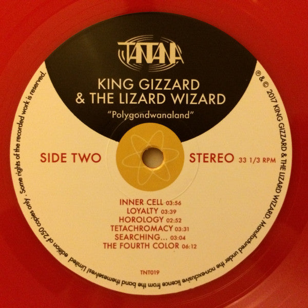 King Gizzard And The Lizard Wizard : Polygondwanaland (LP, Album, Ltd, Num, Red)