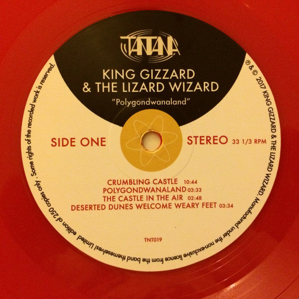 King Gizzard And The Lizard Wizard : Polygondwanaland (LP, Album, Ltd, Num, Red)