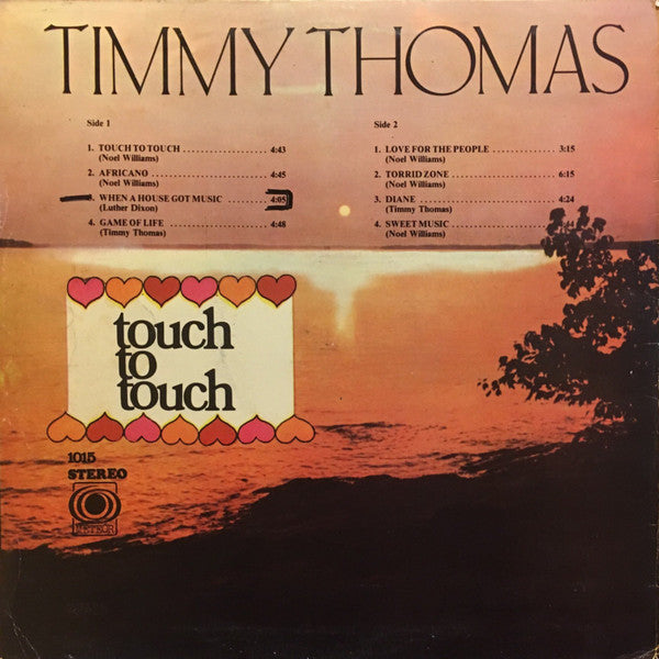 Timmy Thomas : Touch To Touch (LP, Album)