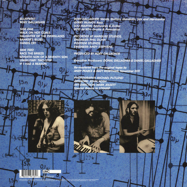 Rory Gallagher : Blueprint (LP, Album, RE, RM, 180)