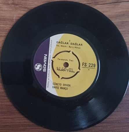 Barış Manço : Dağlar Dağlar (7", Single)