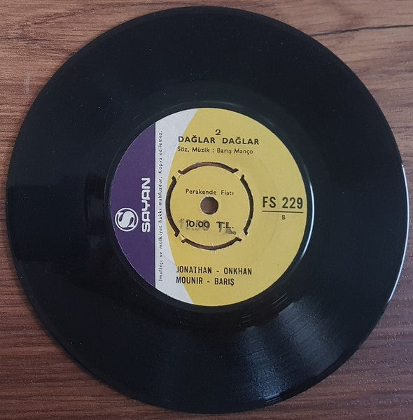 Barış Manço : Dağlar Dağlar (7", Single)