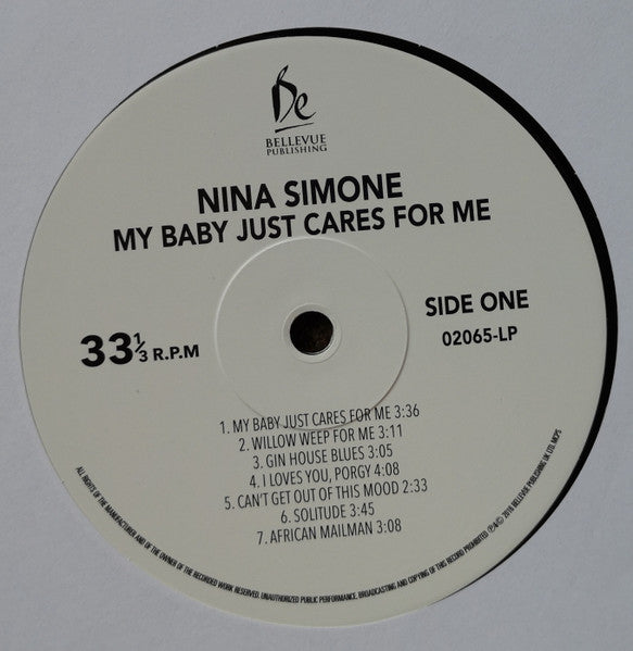 Nina Simone : My Baby Just Cares For Me (LP, Comp, 180)