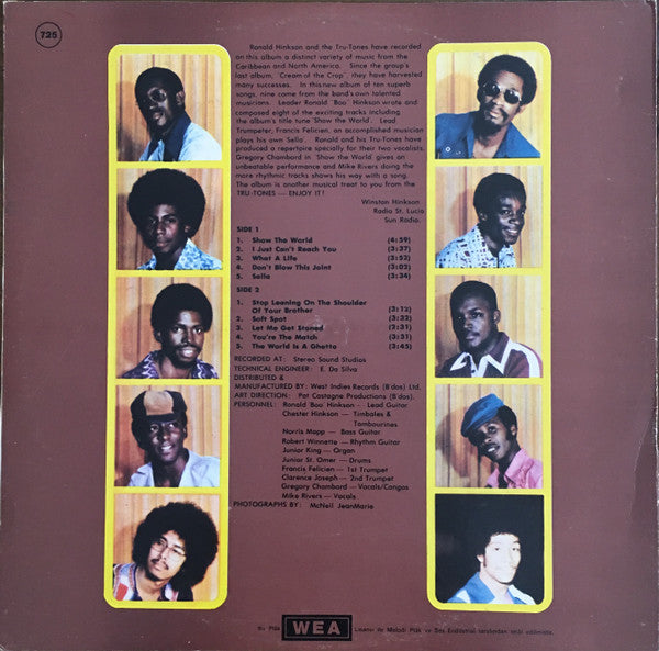 Boo And The Tru-Tones* : Show The World (LP, Album)