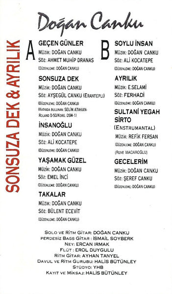 Doğan Canku : Sonsuza Dek & Ayrılık (Cass, Album)