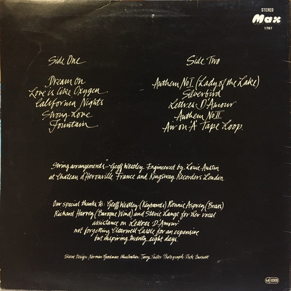 The Sweet : Level Headed (LP, Album)
