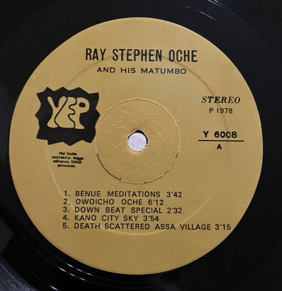 Ray Stephen Oche And His Matumbo : No Discrimination (LP, Album)