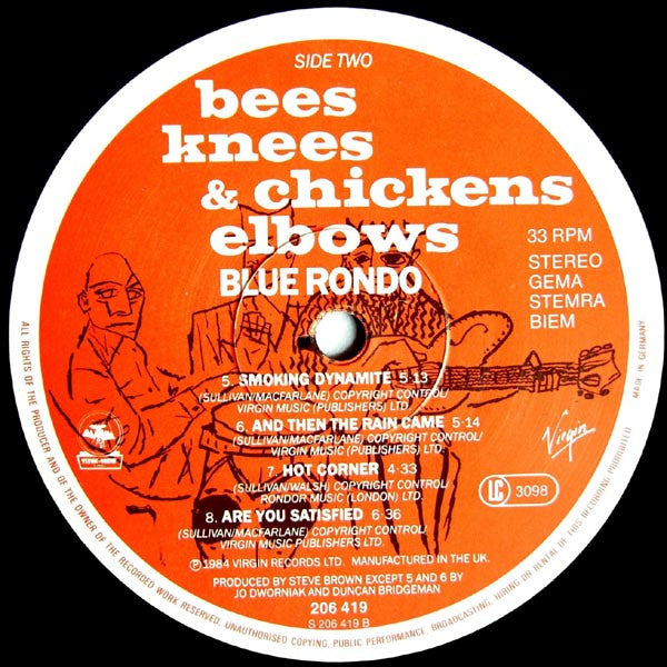 Blue Rondo À La Turk : Bees Knees & Chickens Elbows (LP, Album)
