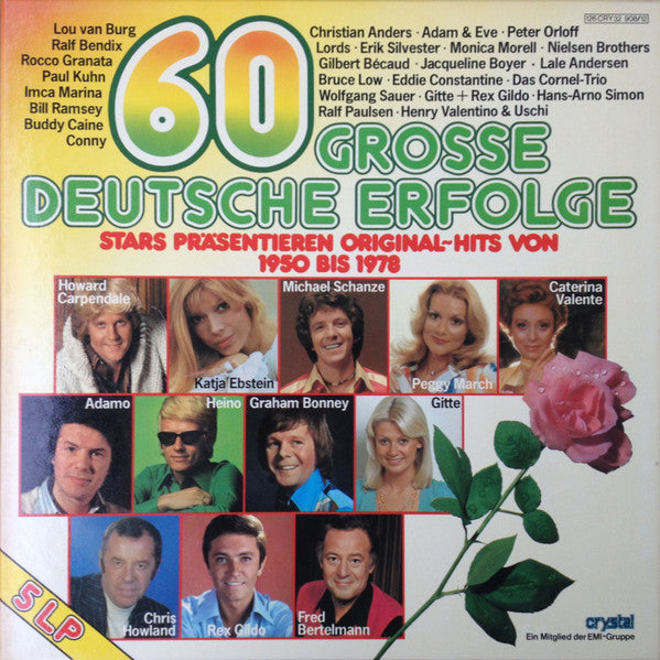 Various : 60 Grosse Deutsche Erfolge (5xLP, Comp + Box)
