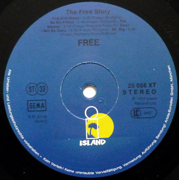 Free : The Free Story (2xLP, Comp, RE)