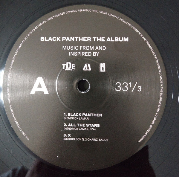 Various : Black Panther The Album (Music From And Inspired By) (2xLP, Album)