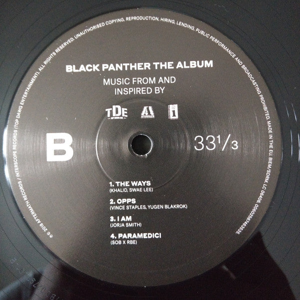 Various : Black Panther The Album (Music From And Inspired By) (2xLP, Album)
