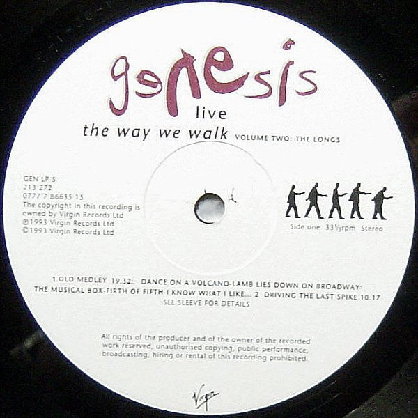 Genesis : Live / The Way We Walk (Volume Two: The Longs) (LP, Album)
