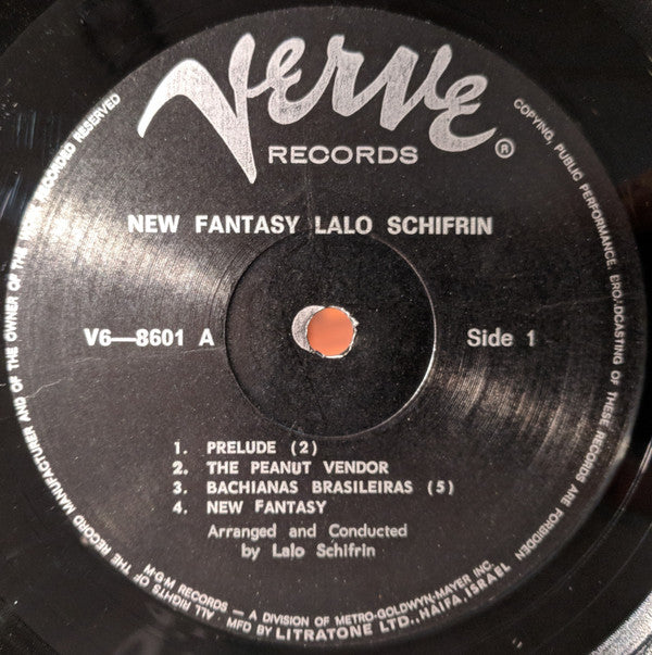 Lalo Schifrin : New Fantasy (LP, Album)