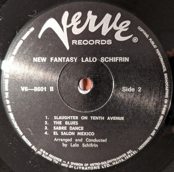 Lalo Schifrin : New Fantasy (LP, Album)