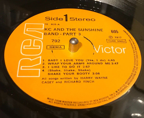 KC & The Sunshine Band : Part 3 (LP, Album)
